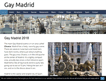 Tablet Screenshot of gaymadrid.com